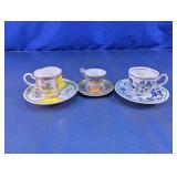 Vtg Assorted Porcelain Teacup & Saucer Sets