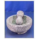 Heavy-Duty Granite Mortar & Pestle Set
