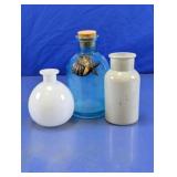 Assorted Glass Decorative Bottles