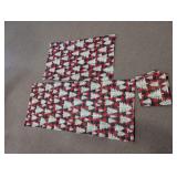 Christmas Tree Plaid Table Linens