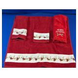 Christmas Stocking Towel Set
