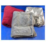 Assorted Fleece Throw Blankets