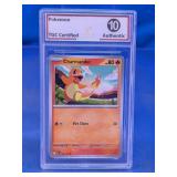 Pokemon Charmander 020/217 TCG 10 Graded Card