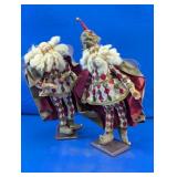 Harlequin Santa Claus Figures