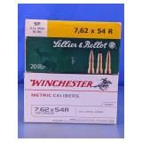 S&B & Winchester 7.62x54R Ammo Assortment