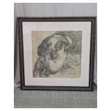Titian Couple in an Embrace Framed Print