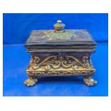 Ornate Footed Trinket Box