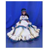 Vintage Crocheted Southwestern Native Doll