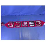 Handmade Crochet Christmas Wall Hanging Banner
