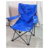 Folding Armchair Camping Chair w/ Cup Holder