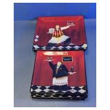 Jennifer Garant Chef-Themed Square Plates