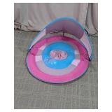 SwimWays Baby Spring Float w/ Sun Canopy Pink