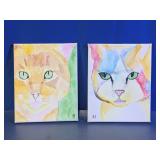 Cat Portrait Canvas Paintings