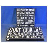 Framed Inspirational Quote Wall Signs