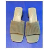 Bandolino Knit Strap Heeled Sandals