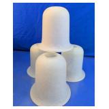 White Bell-Shaped Light Shades