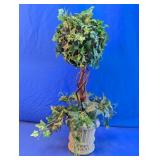 Decorative Artificial Ivy Topiary Planter