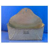 Galvanized Metal Wall Pocket Organizer