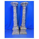 Tall Italian Baroque Style Candle Holders
