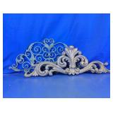 Vintage Ornamental Wall Pediment Toppers