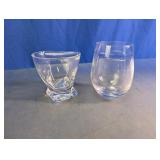 Clear Crystal & Glass Tumbler Drinking Glasses Set