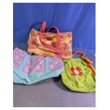 Assorted Fabric Tote & Shoulder Bag