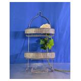 Silver Rhinestone Hanging Shower Caddy