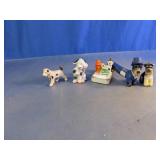 Decorative Dog Figurines & Ash Tray Assortment