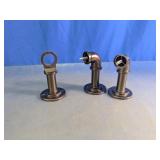 Industrial Pipe Shelf & Curtain Rod Brackets Set