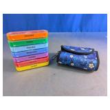 Weekly Pill Organizer & Floral Carrying Case