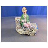 Decorative Colonial Woman Figurine Planter