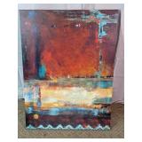 Abstract Southwest Style Wrapped Canvas Art