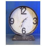 Kirkland Distressed Vintage Style Mantel Clock