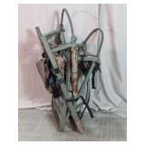Climbing Tree Stand with Camo Seat & Safety Straps