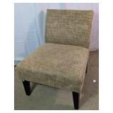 Upholstered Armless Accent Side Slipper Chair