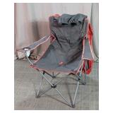 HGT Folding Canopy Camping Chair w/ Cup Holder