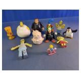 Assorted Pop Culture & Simpsons Toy Figures Lot
