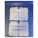 Classical Urn Relief Wall Plaques
