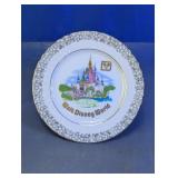Vintage Walt Disney World Castle Decorative Plate