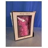 Pink Artificial Rose Flower Teddy Bear in Box