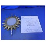 Sunburst Clock Light Accent & Inspirational Sign