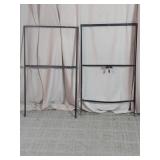 Black Metal Sign Frames With Locking Holder
