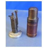 Vintage Copper Trench Lighter And Cylindrical