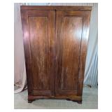 Wooden 2-Door Armoire Storage Cabinet