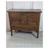 Wooden 3-Drawer Sideboard Cabinet