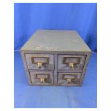 Four-Drawer Metal Parts Cabinet