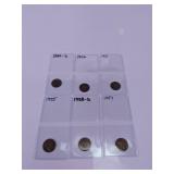 US Wheat Penny Cents in Plastic Flips