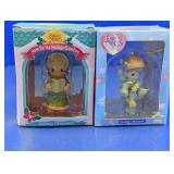 Precious Moments Christmas Ornaments in Box Duo