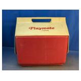 Vtg Igloo Playmate Red & White Beverage Cooler