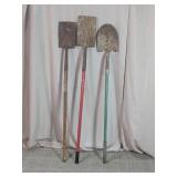 Long-Handle Garden Shovels Assortment